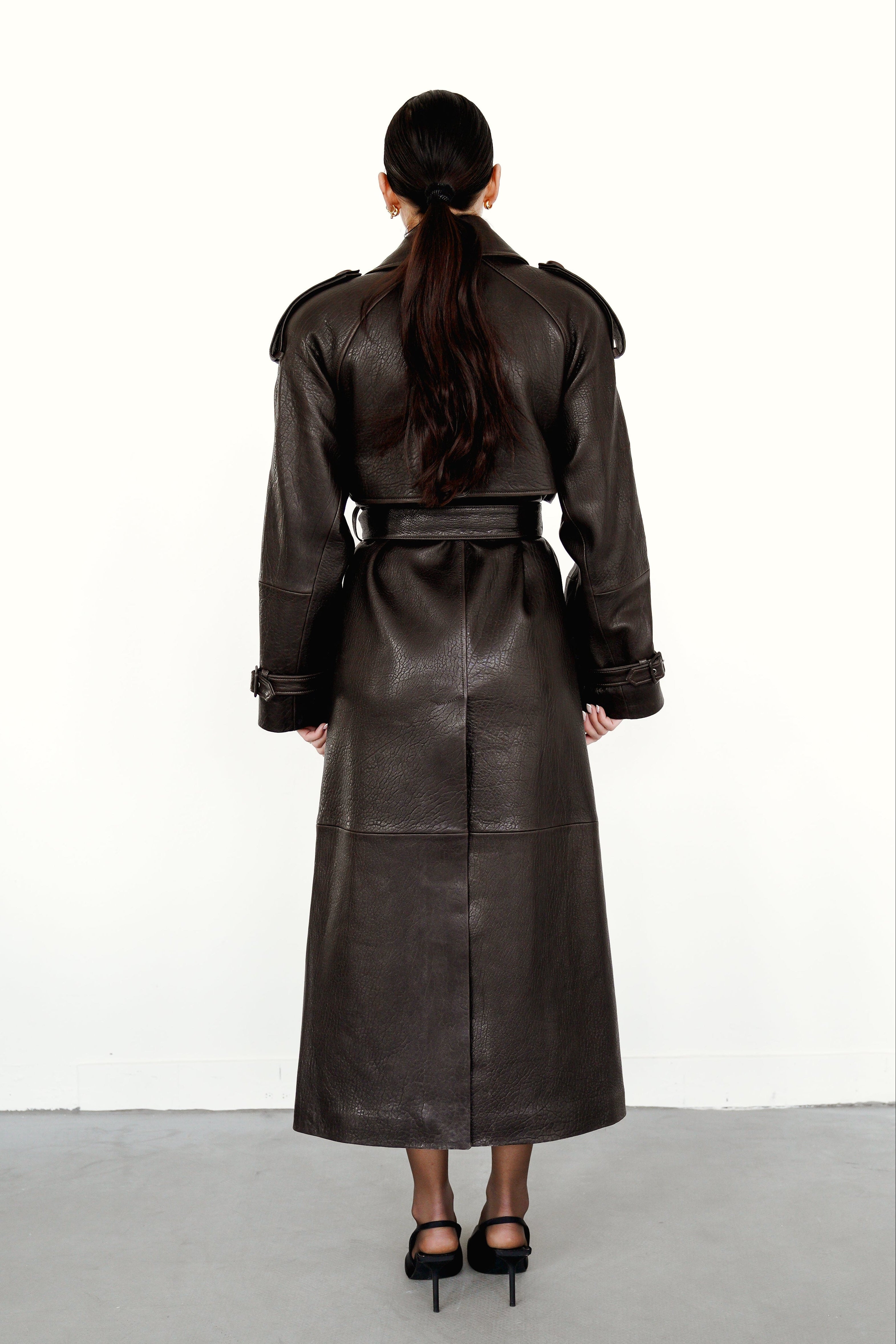 Leather Trenchcoat Magnolia