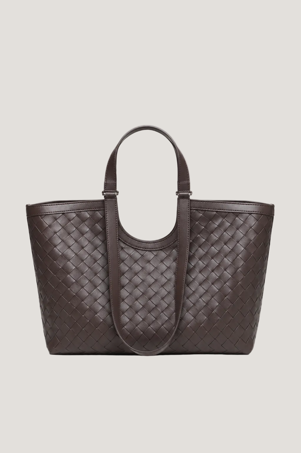 Leather Basket Bag Tamara