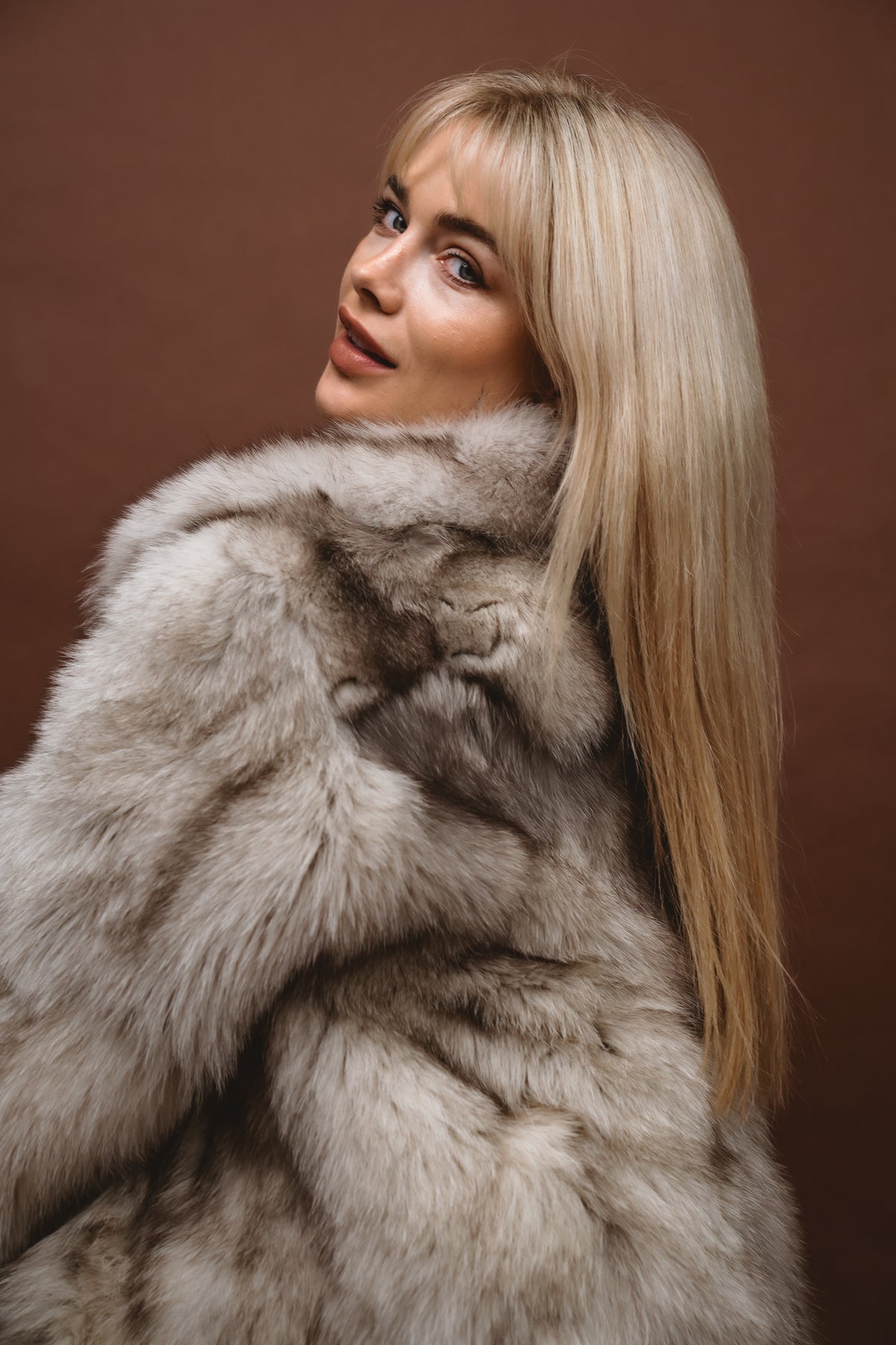 Real for fur jacket coat kožich liška pravá Finefurs