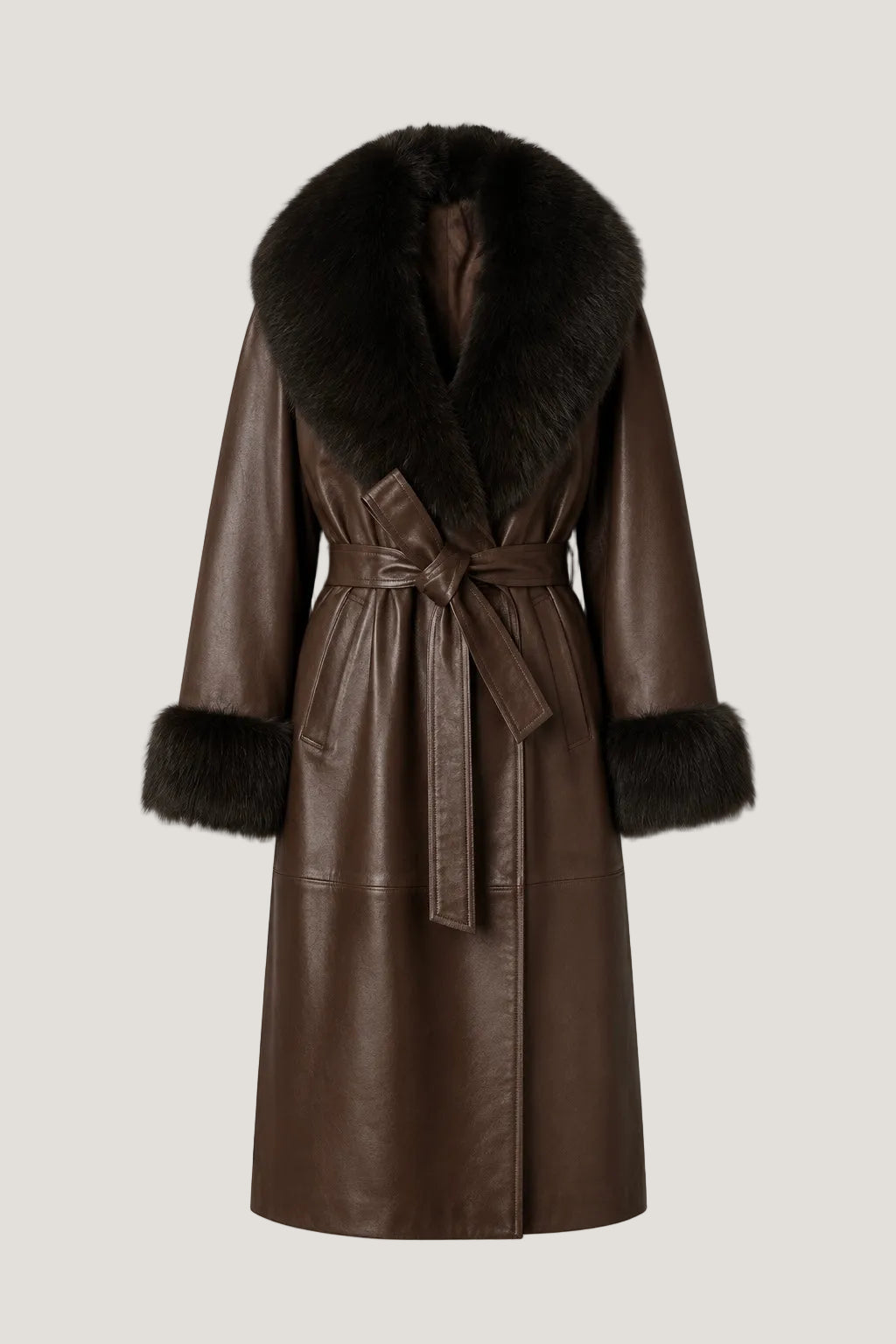 Dakota Leather Coat