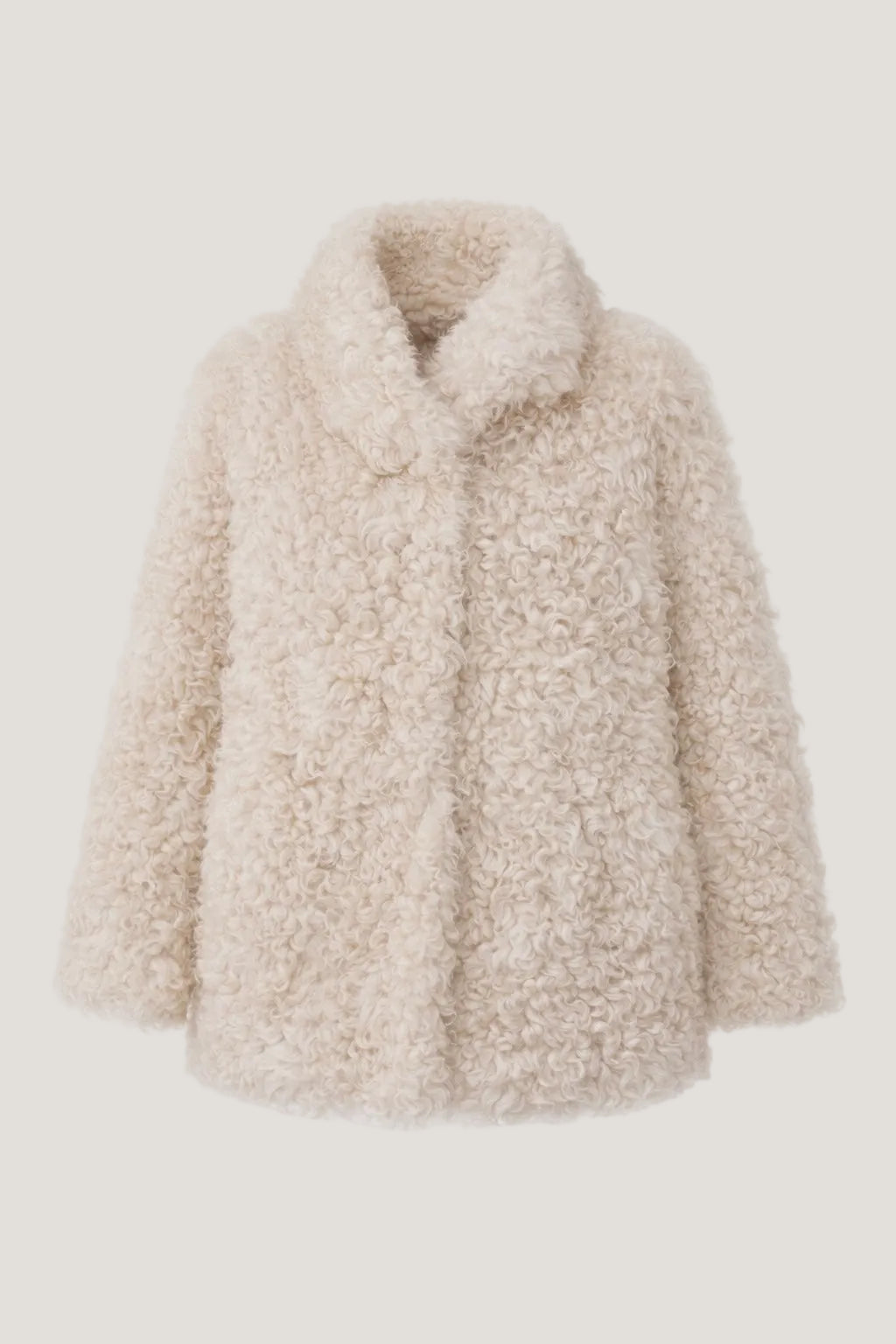 Shearling kabát z pravé ovčí kožešiny TIGRADO