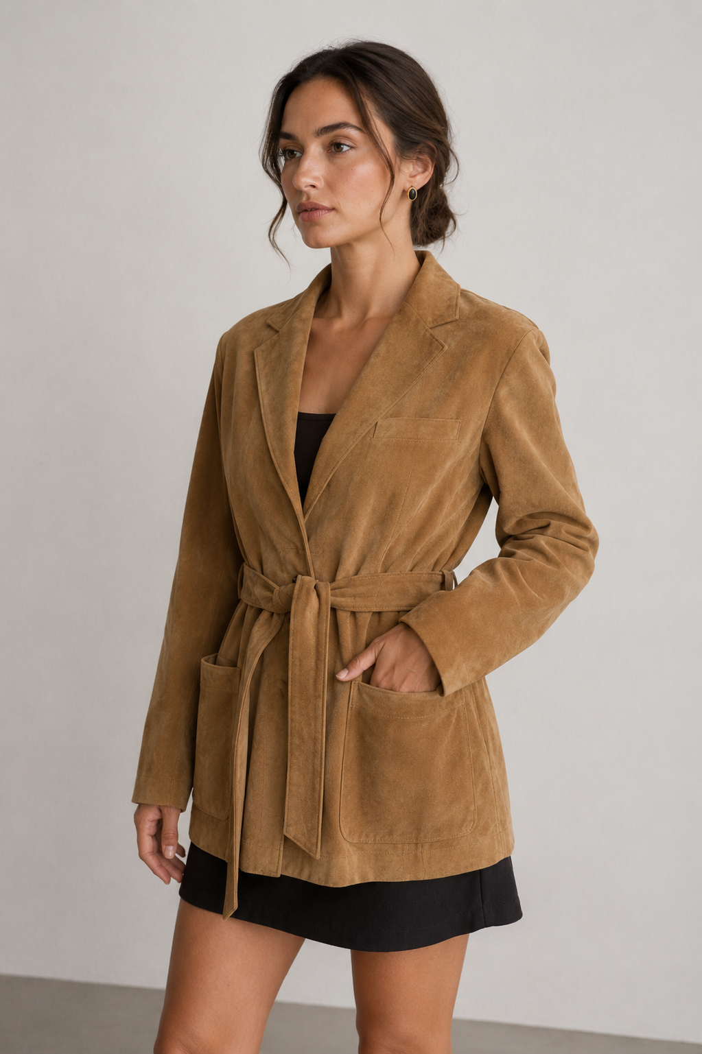 Suede Nappa Blazer 01