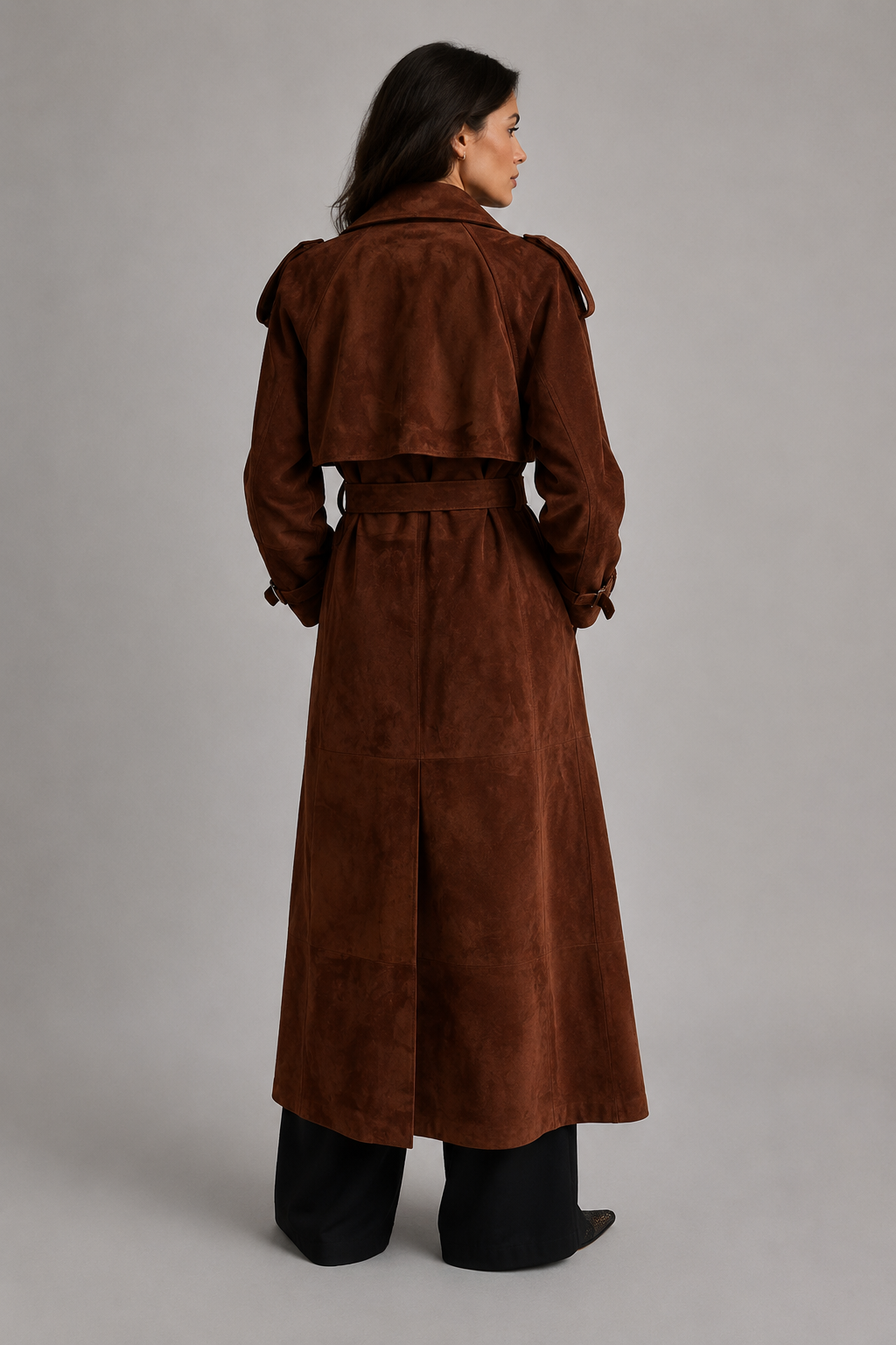 Suede Trenchcoat Carmen