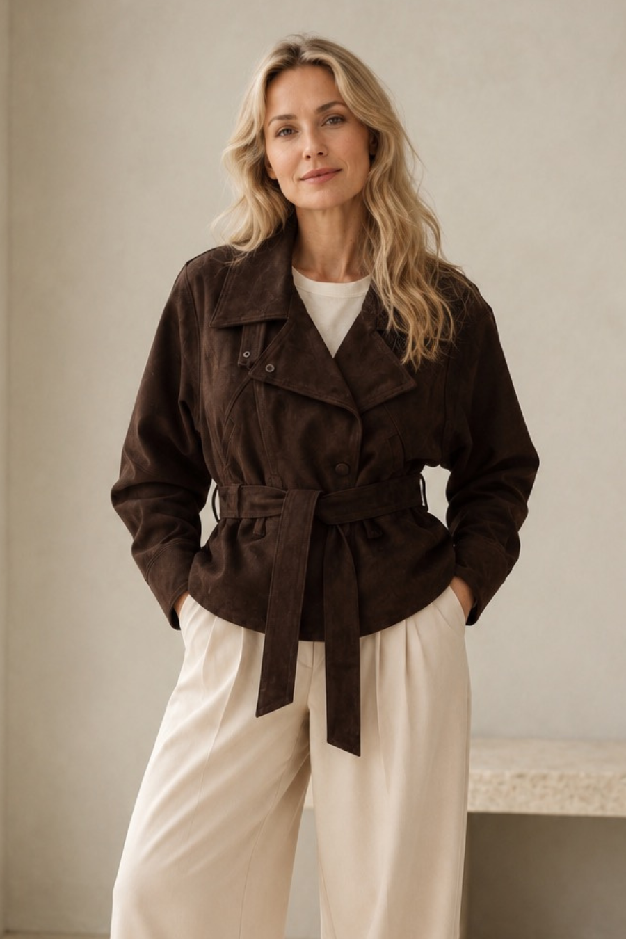 Frame Finefurs leather jacket kožená bunda pravá kůže broušená suede