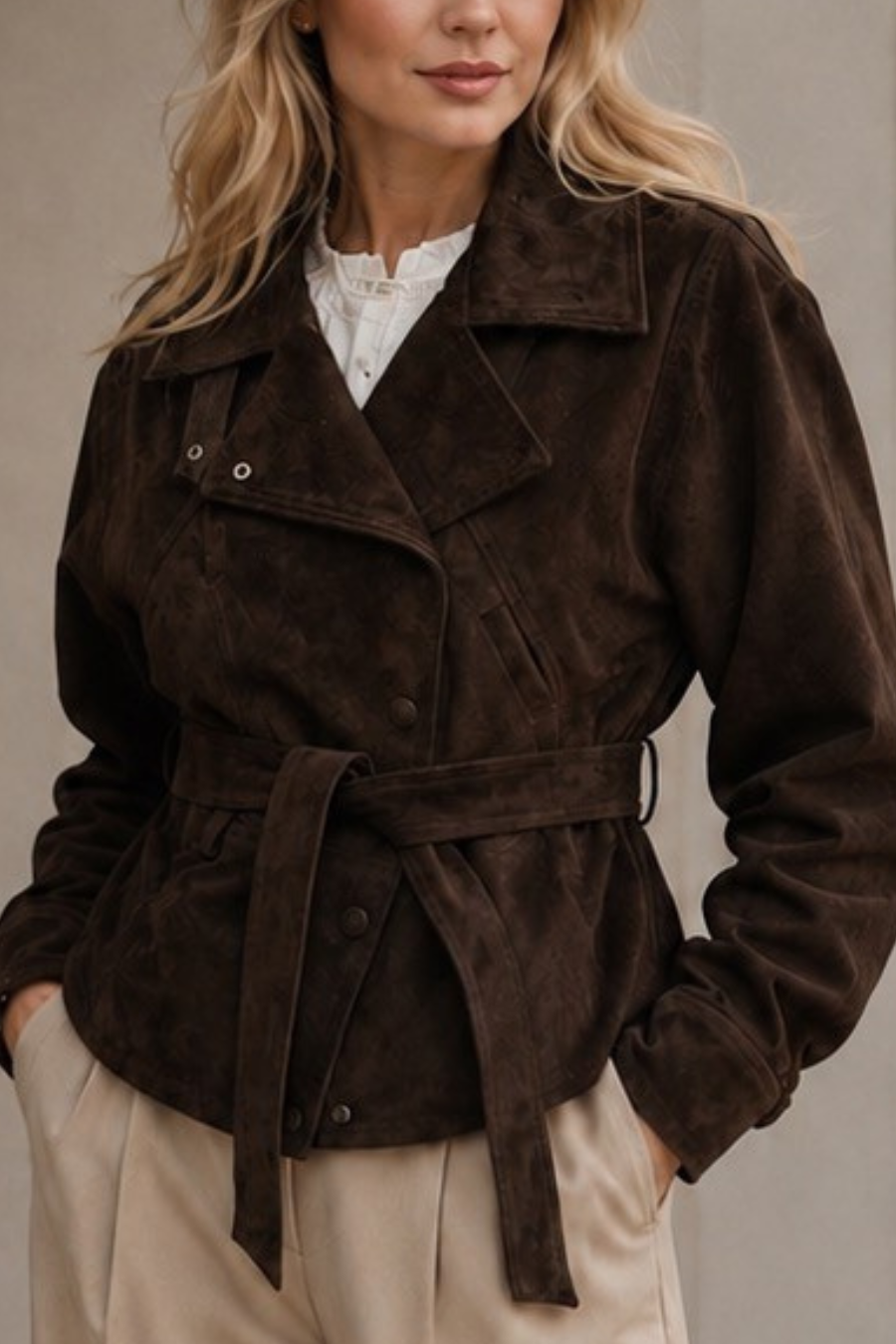 Suede Jacket Frame