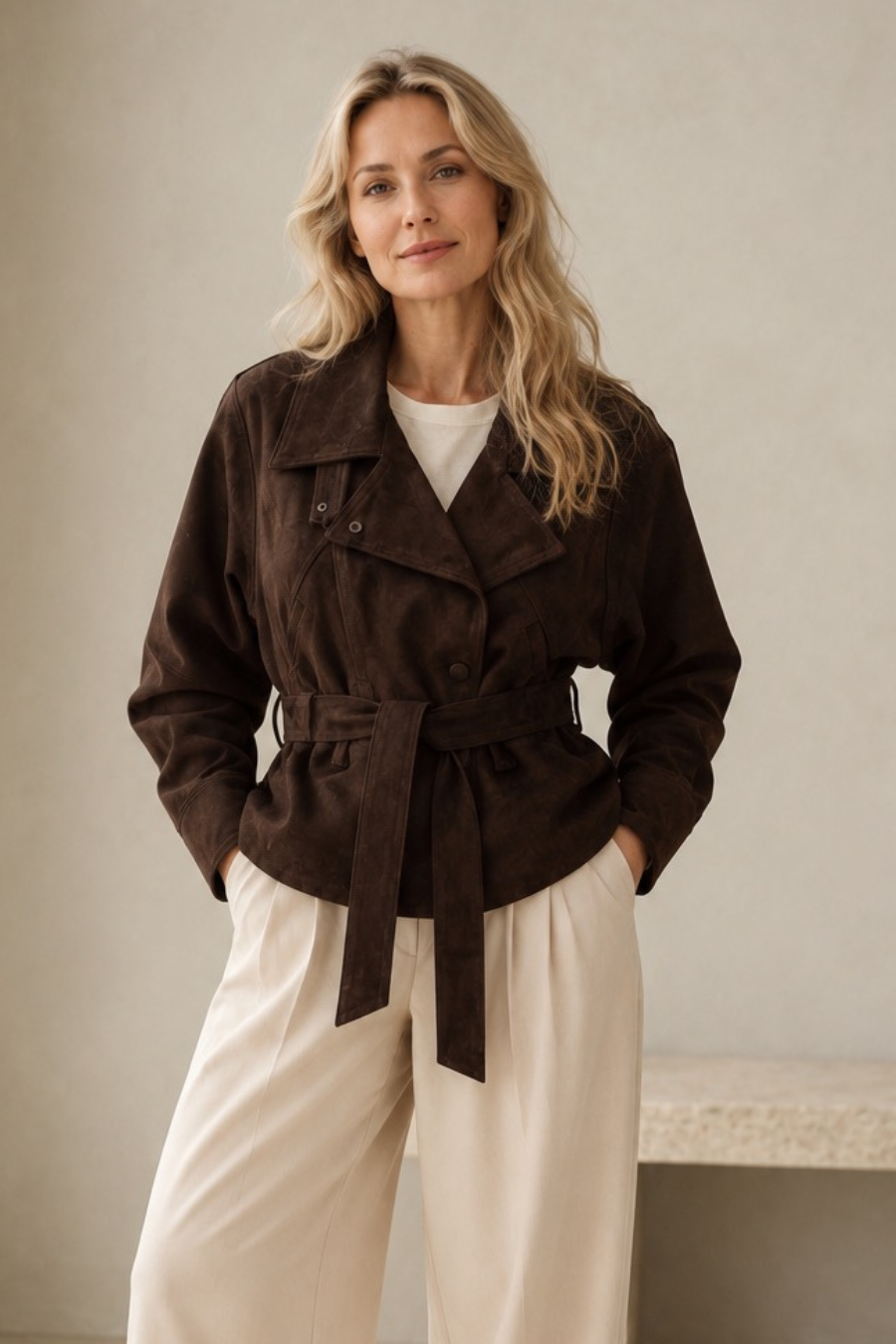 Suede Jacket Frame