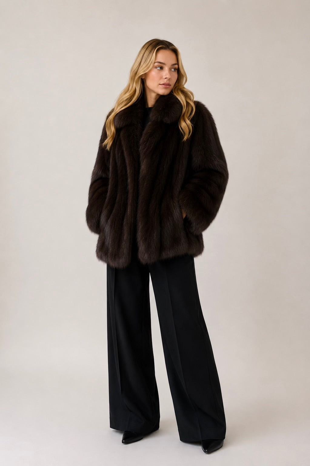 Real for fur jacket coat kožich liška pravá  Finefurs