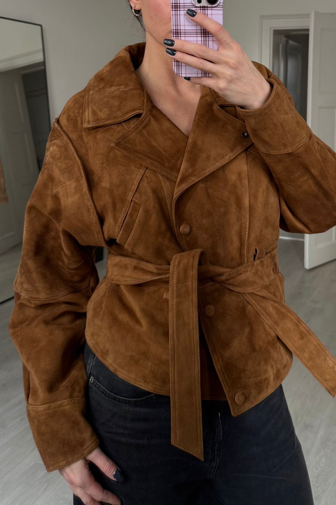 Suede Jacket Frame