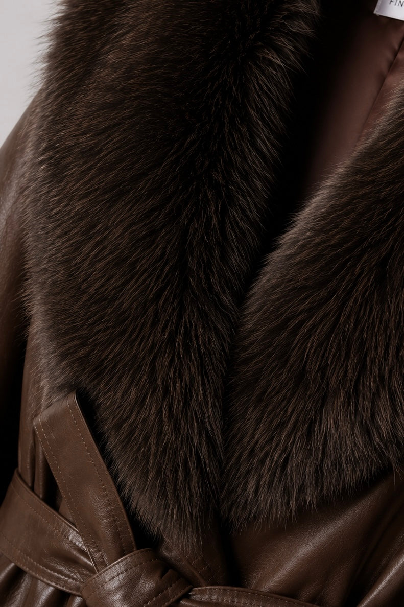 Dakota Leather Coat