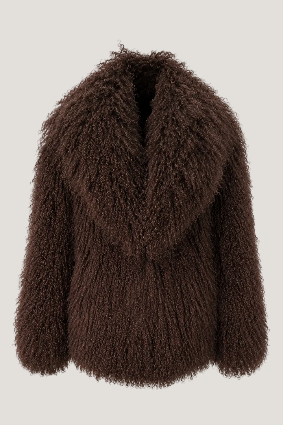 Kožich pravá kožešina real fur mongolská mongolian finefurs Coat 